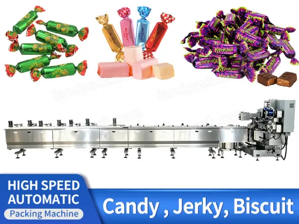 automatic candy wrapping machine
