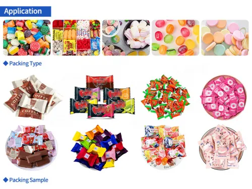 automatic candy wrapping machine