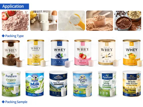 milk powder filling machine