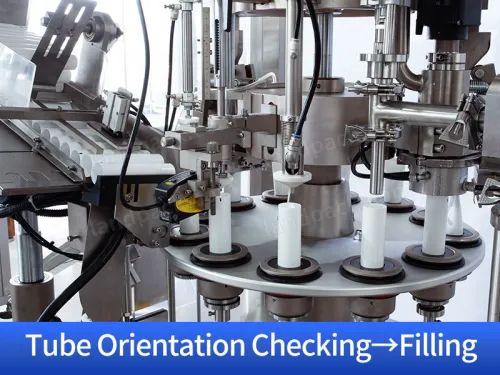 tube filling and sealing machine