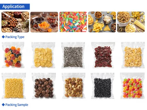 china m shape pouch packing machine