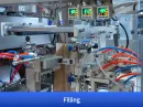 m shape pouch packing machine