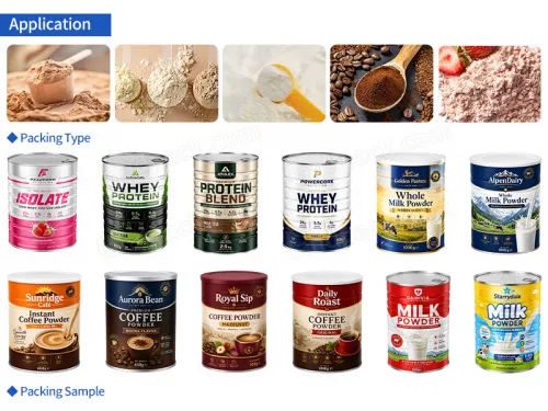 milk powder filling line